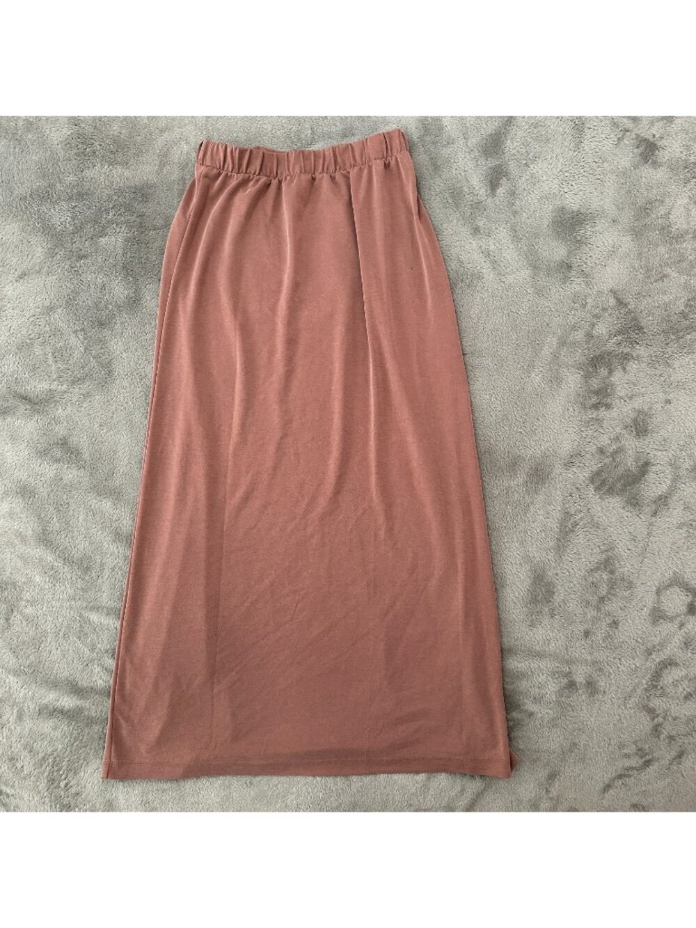 Club Monaco Pull On Midi Maxi Skirt Clay Women's SMALL Modal